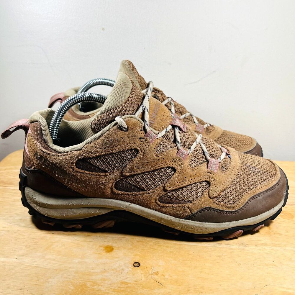 Merrell West Rim Womens Size 10 Shoes Brown Hiking Boots Waterproof Sneakers